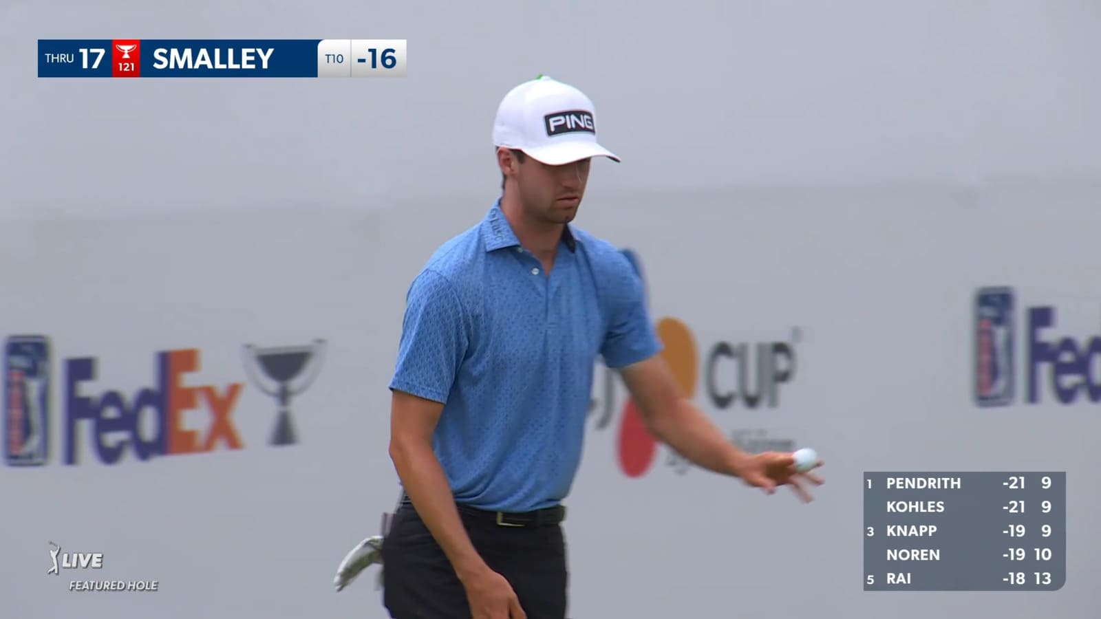 Alex Smalley's tee shot to 8 feet sets up birdie at THE CJ CUP
