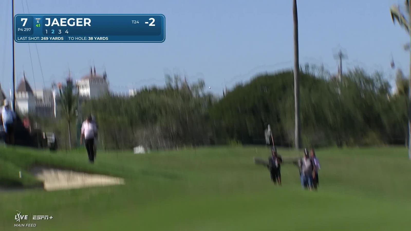 Stephan Jaeger uses slope to set up birdie  at Mexico Open