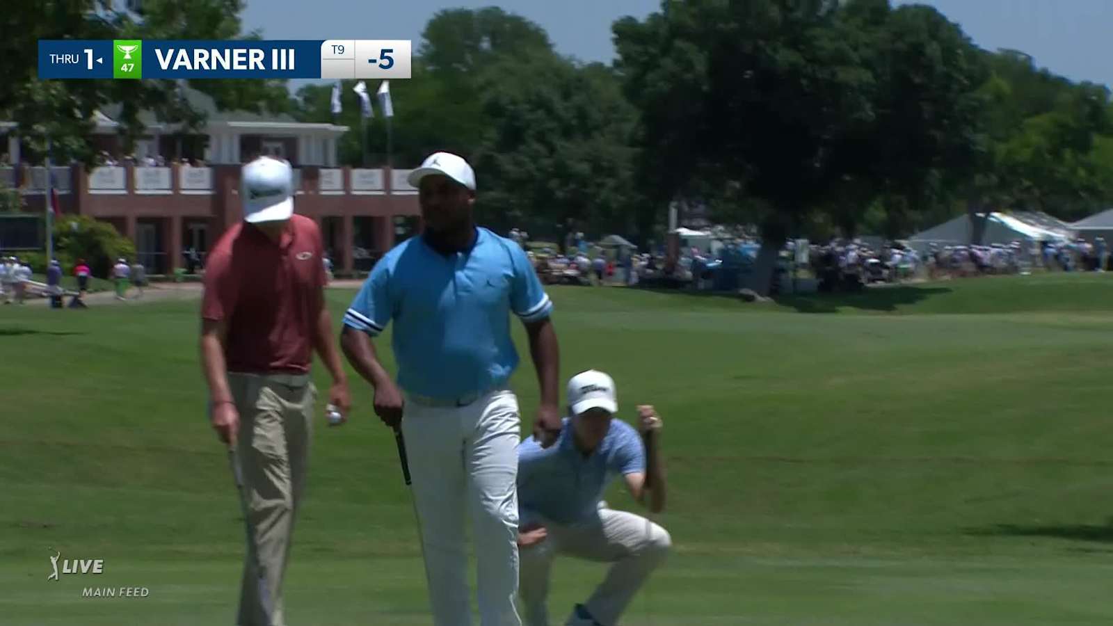 Harold Varner III's nice approach leads to birdie at Charles Schwab