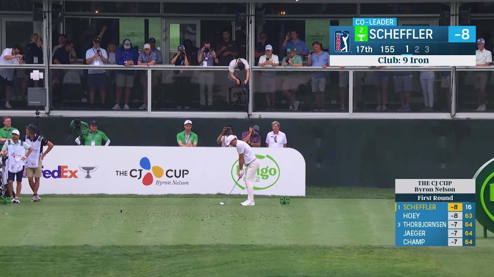 Scottie Scheffler nearly aces No. 17 at THE CJ CUP