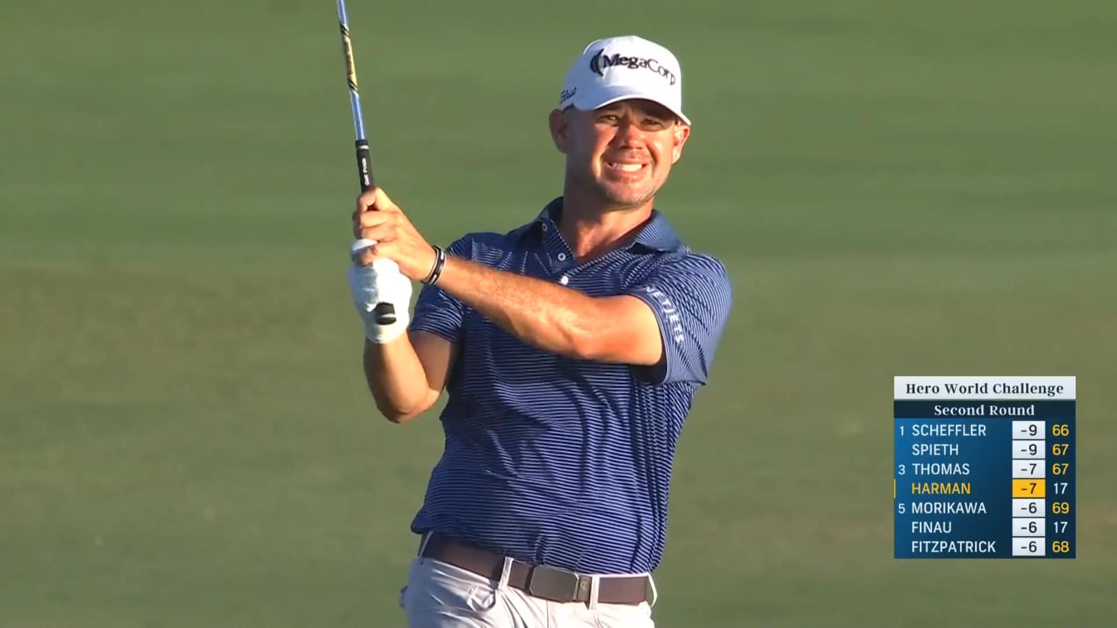 Brian Harman sticks approach to set up birdie at Hero World Challenge