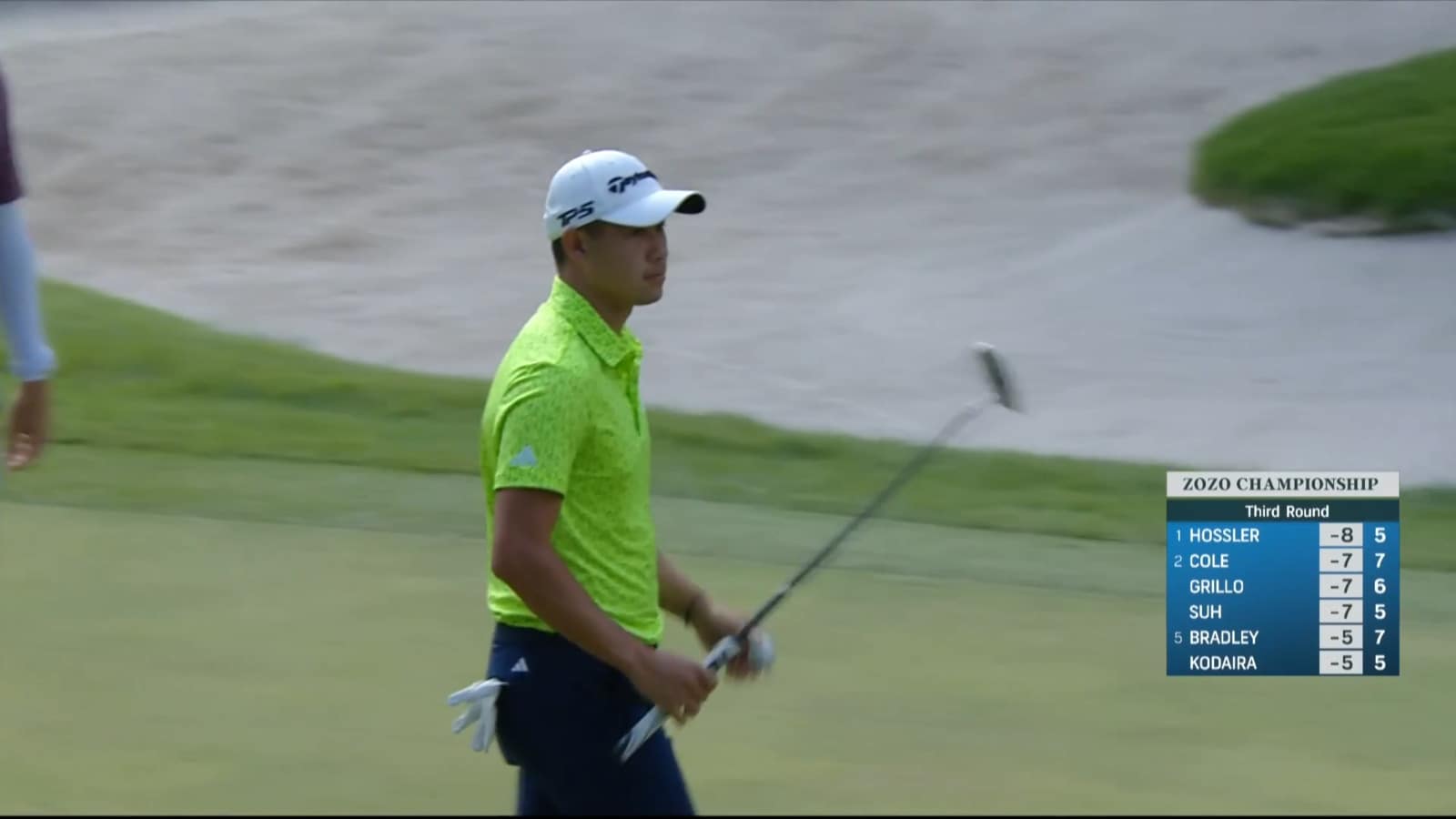 Collin Morikawa cards third-straight birdie on No. 8 at ZOZO CHAMPIONSHIP