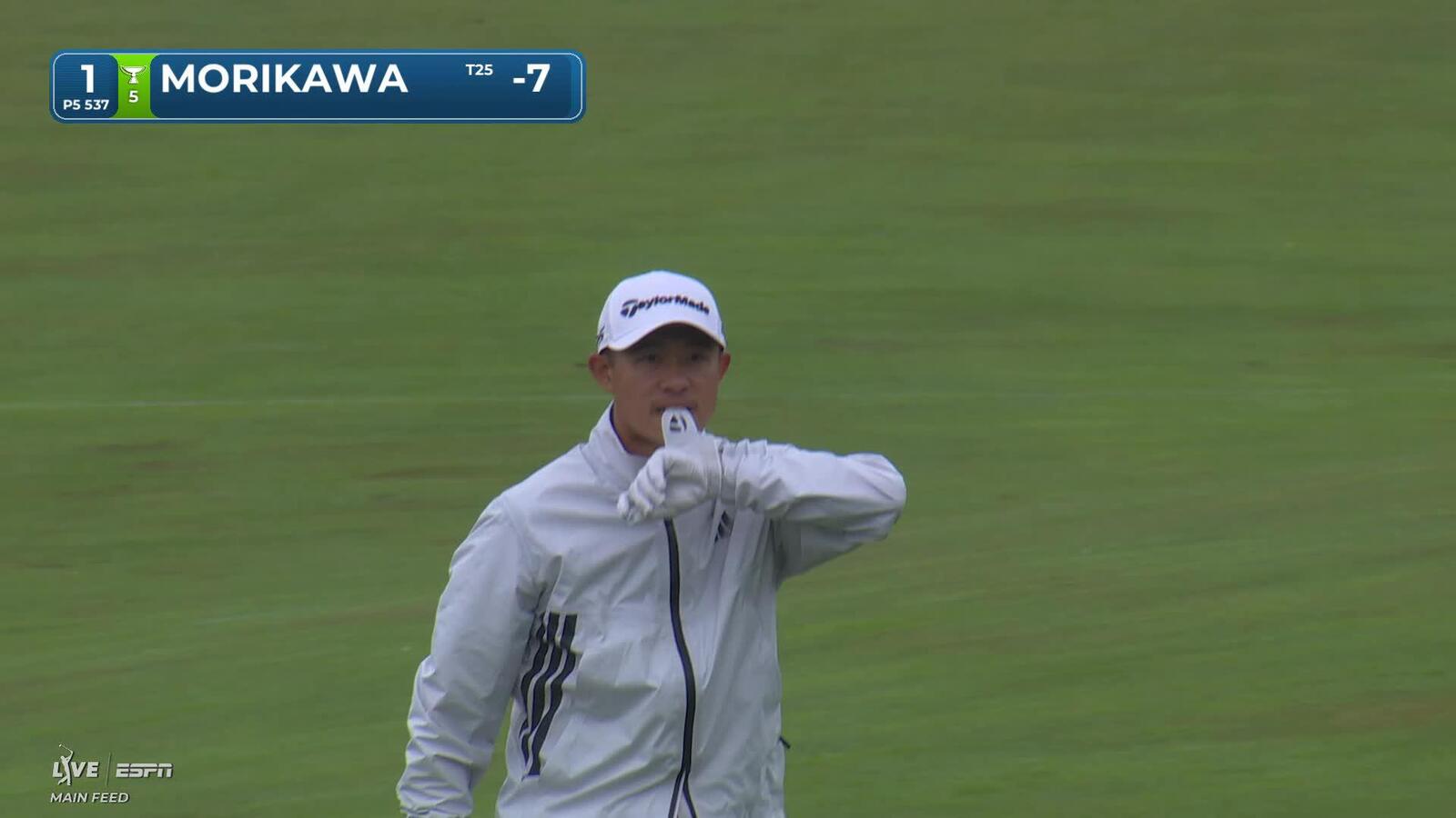 Collin Morikawa's 69-yard approach sets up birdie on No. 1 at RBC Canadian