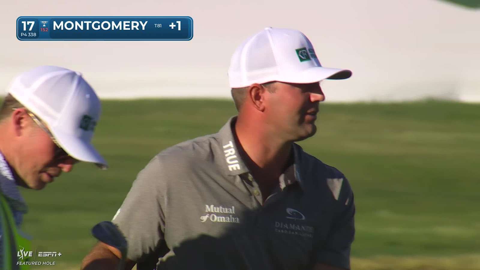 Taylor Montgomery rolls in putt for birdie at WM Phoenix Open