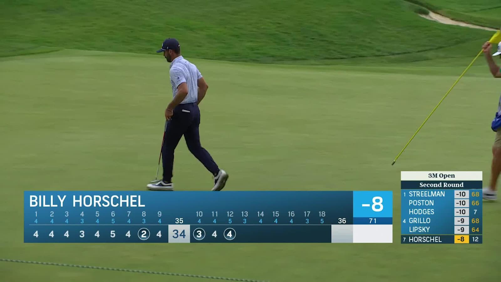 Billy Horschel makes birdie on No. 12 at 3M Open