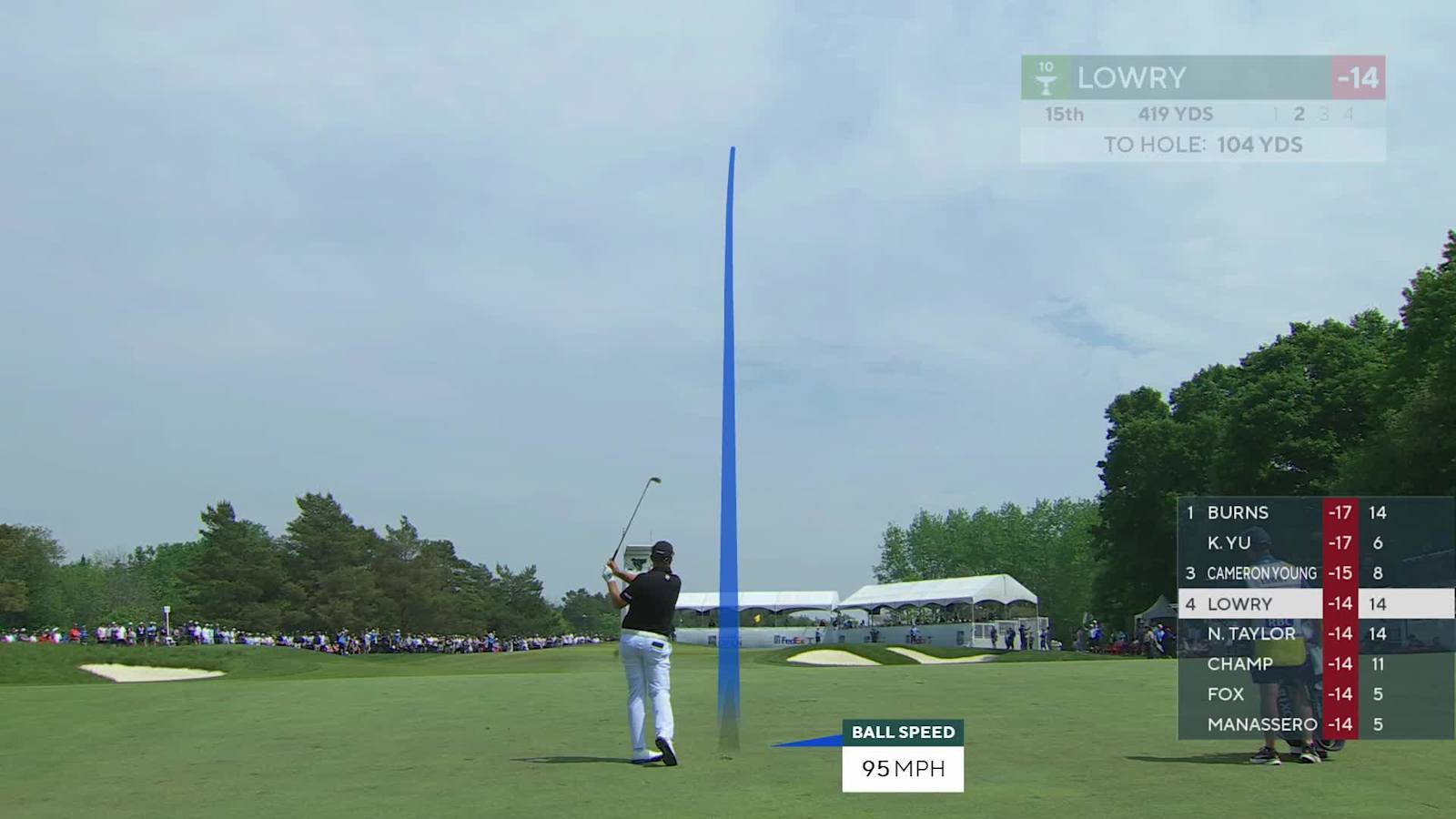 Shane Lowry goes flag-hunting to set up birdie at RBC Canadian