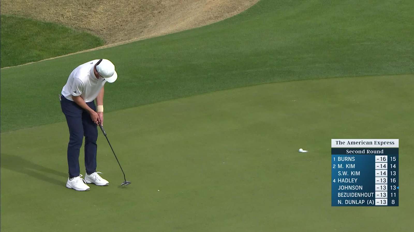 Nick Dunlap drains birdie at The American Express