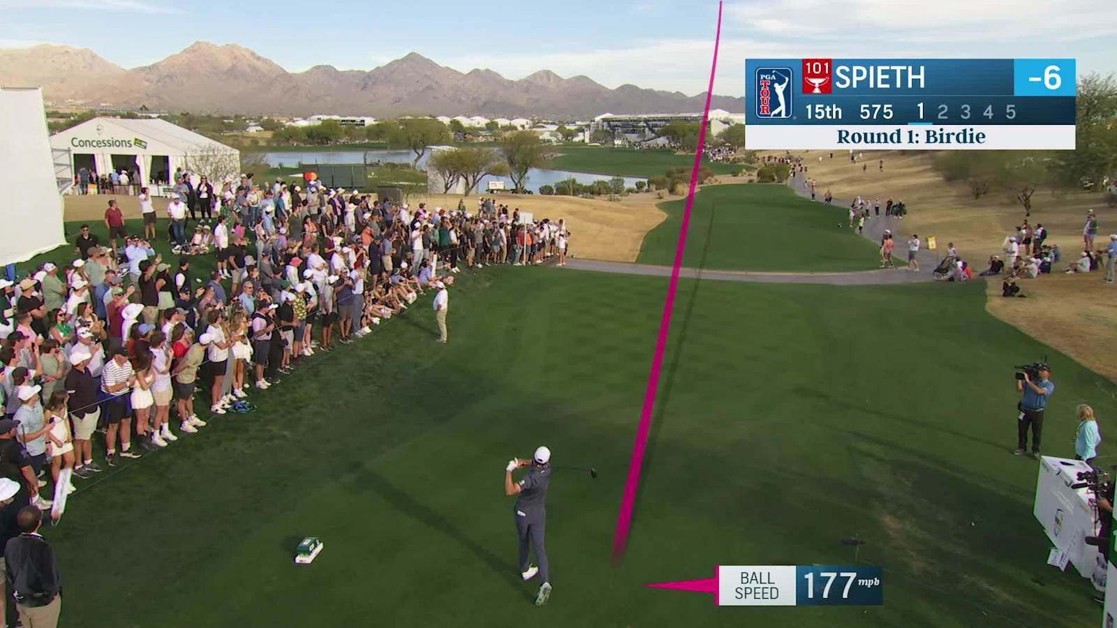 Jordan Spieth's two well-struck shots lead to second eagle of nine at WM Phoenix Open
