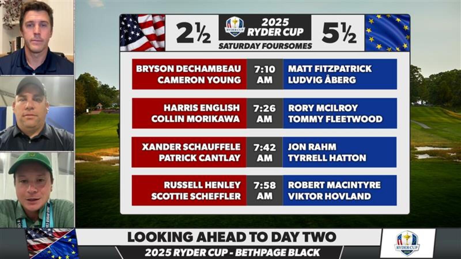Previewing Day 2 of the 2025 Ryder Cup