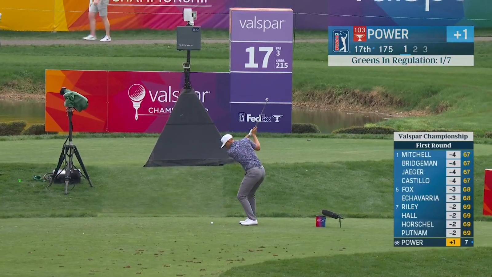 Seamus Power nearly aces No. 17 at Valspar