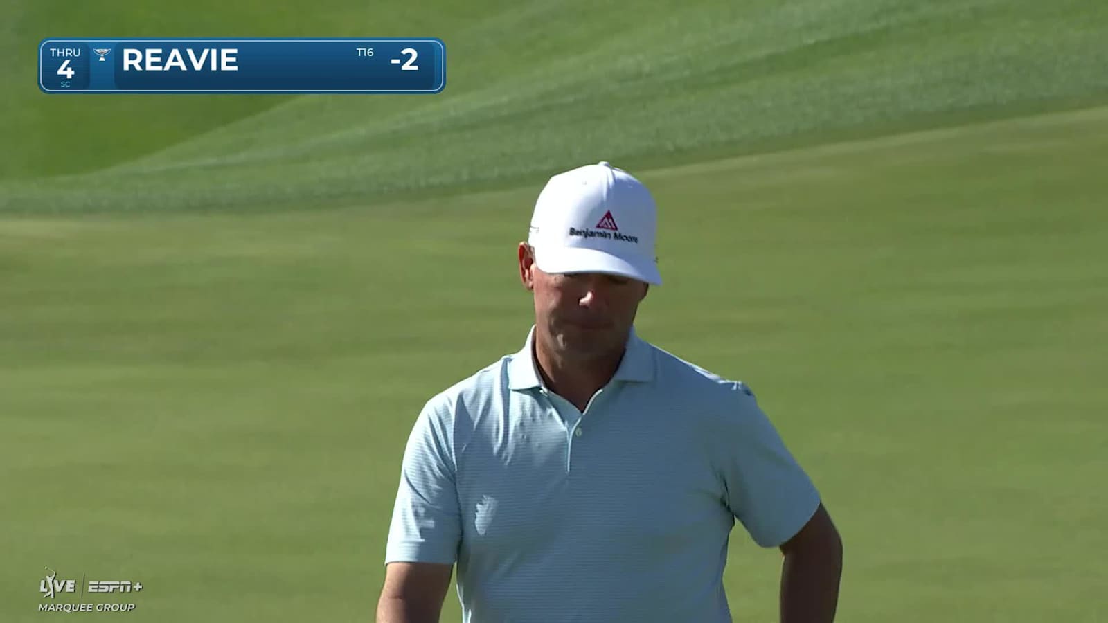 Chez Reavie throws a dart from the tee and birdies at The American Express