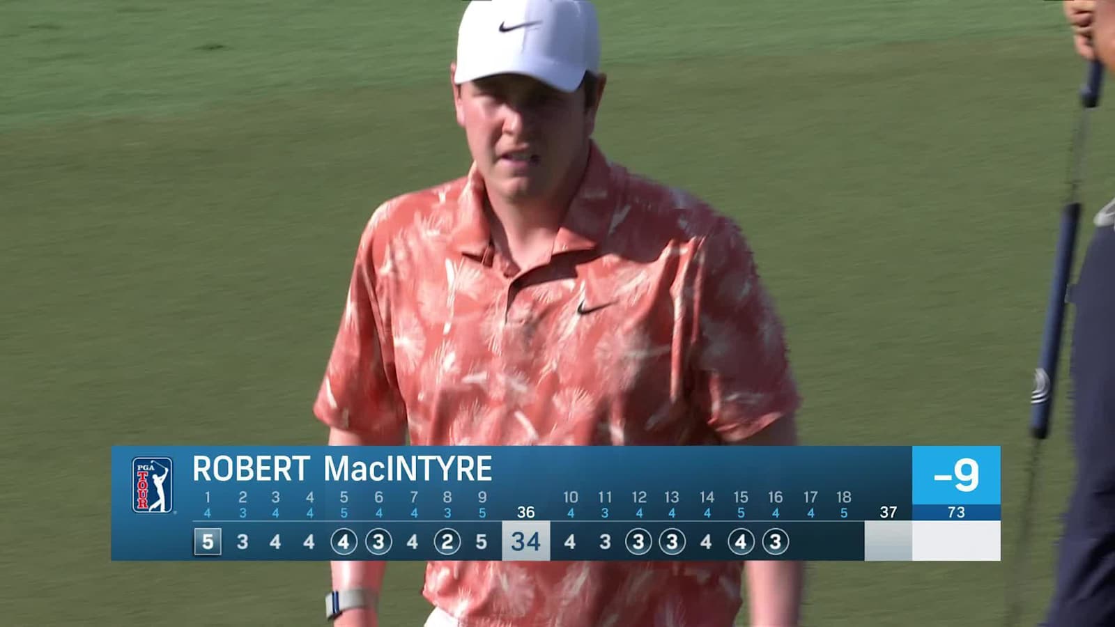 Robert MacIntyre peels in right-to-left birdie putt at The Sentry
