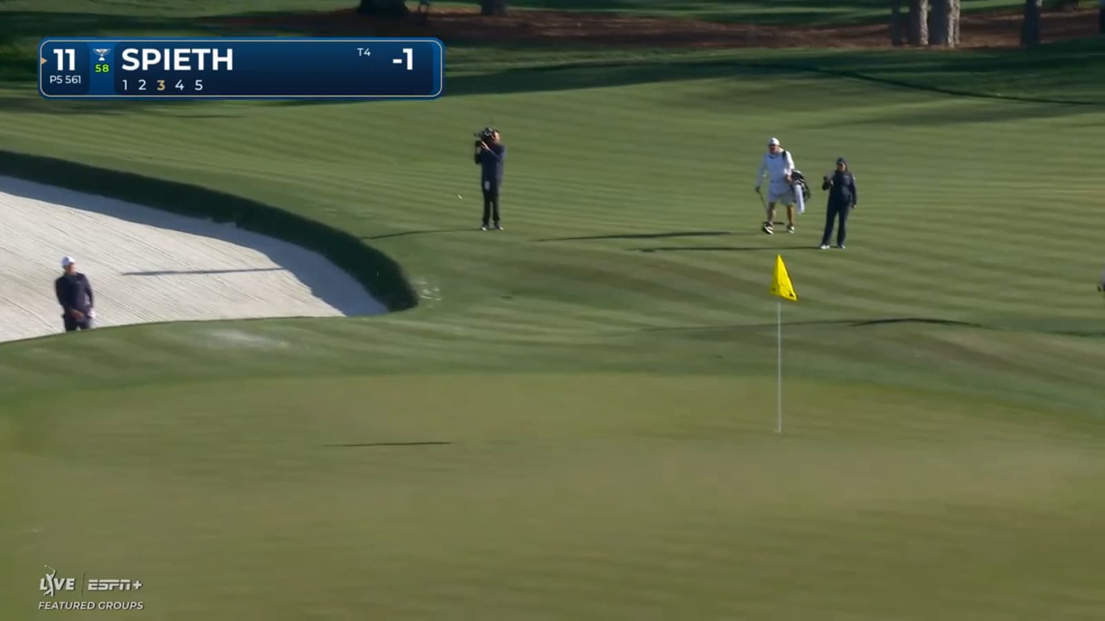 Jordan Spieth holes wonderful bunker shot for eagle at THE PLAYERS
