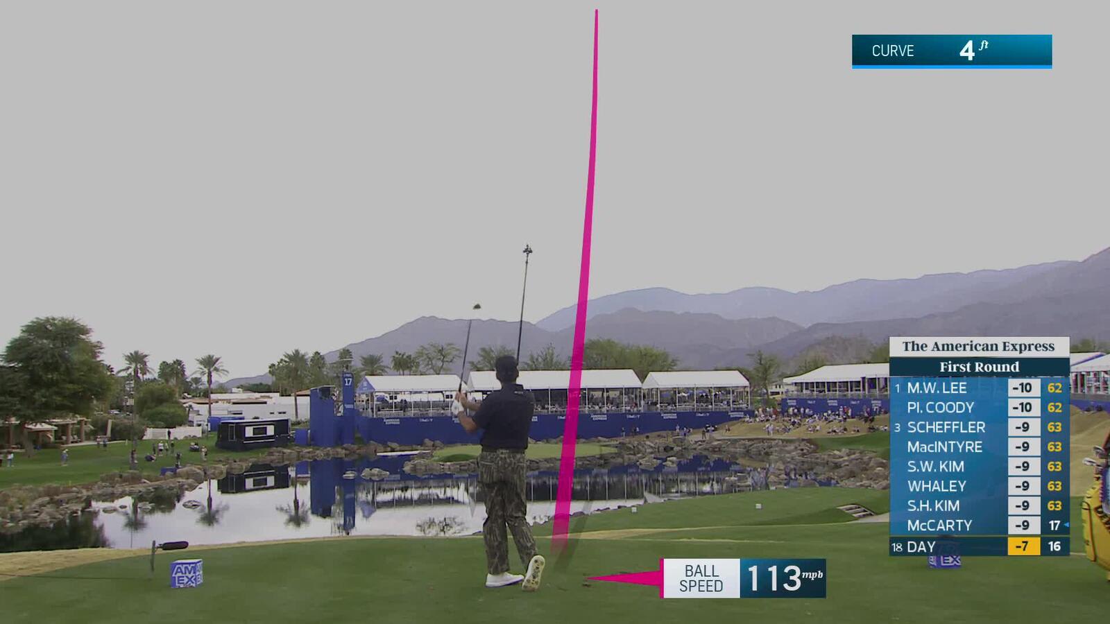 Jason Day buries 37-foot birdie putt on No. 17 at The American Express