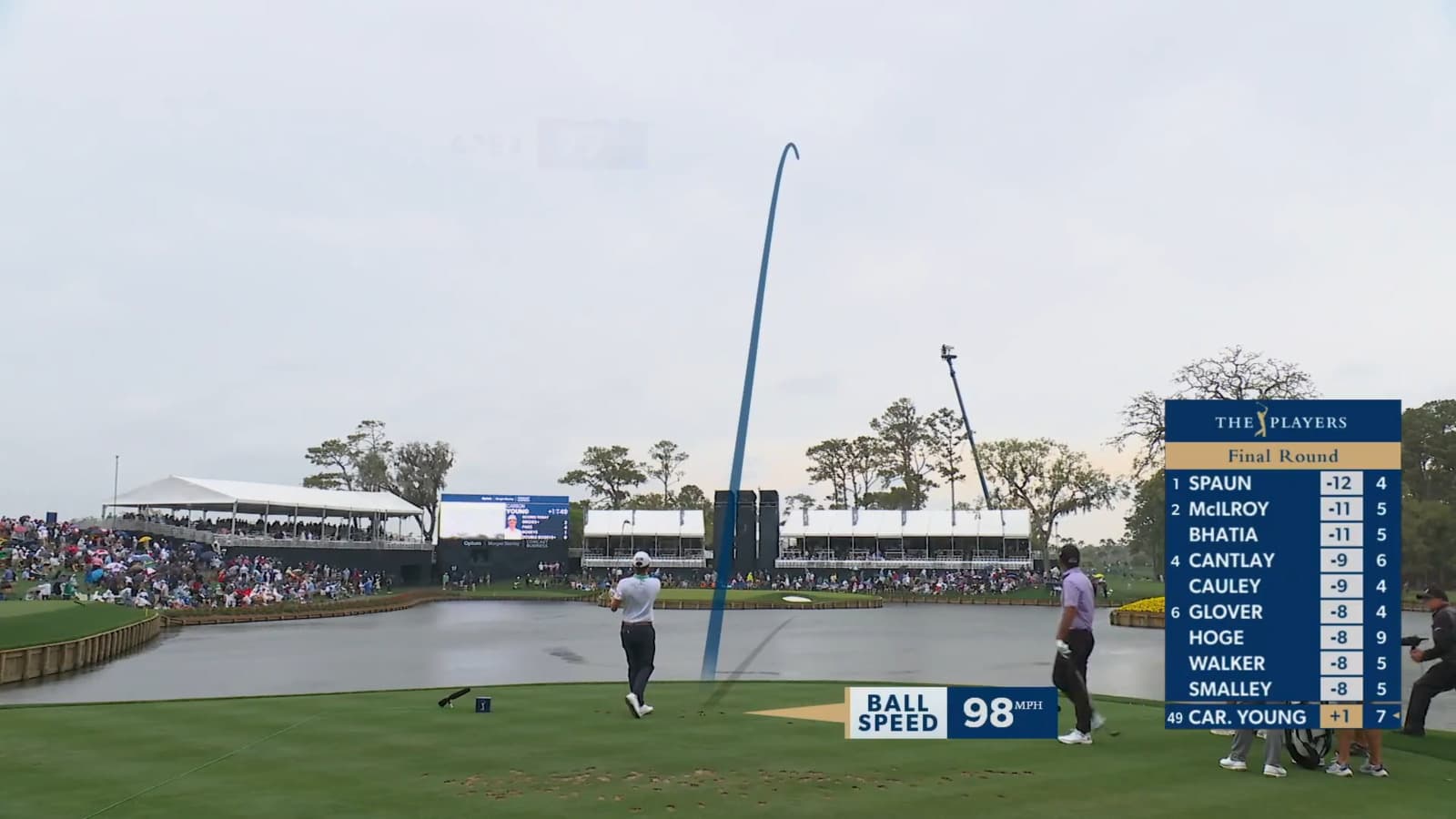 Carson Young nearly aces Island Green at THE PLAYERS