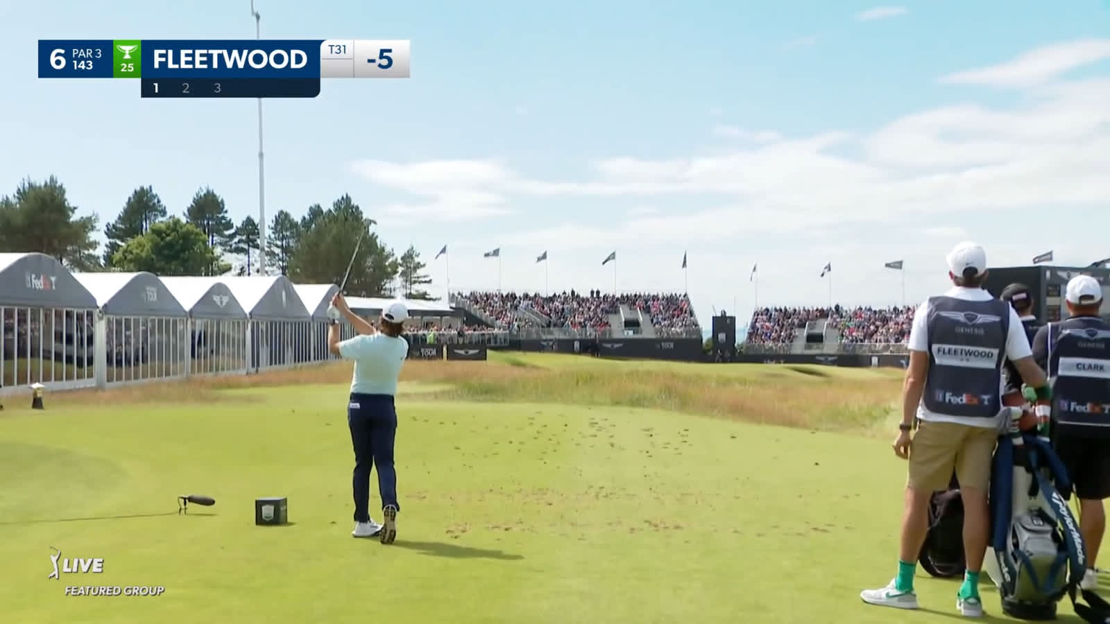 Tommy Fleetwood nearly aces No. 6 at Genesis Scottish Open