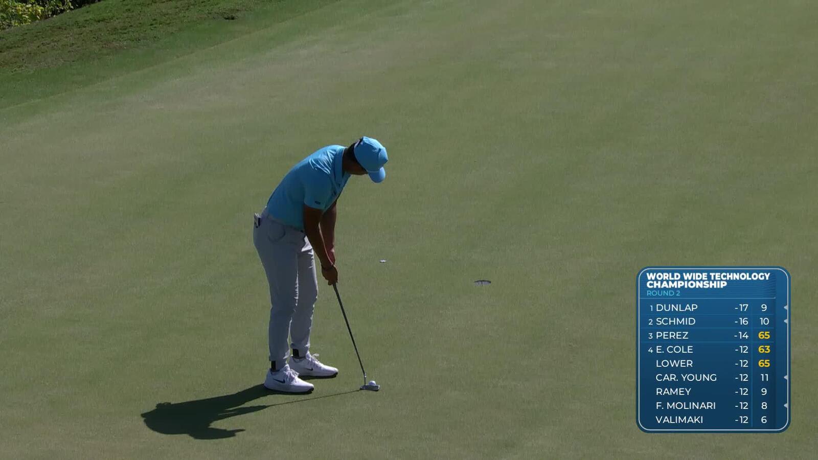 John Pak makes birdie on No. 16 at World Wide Technology
