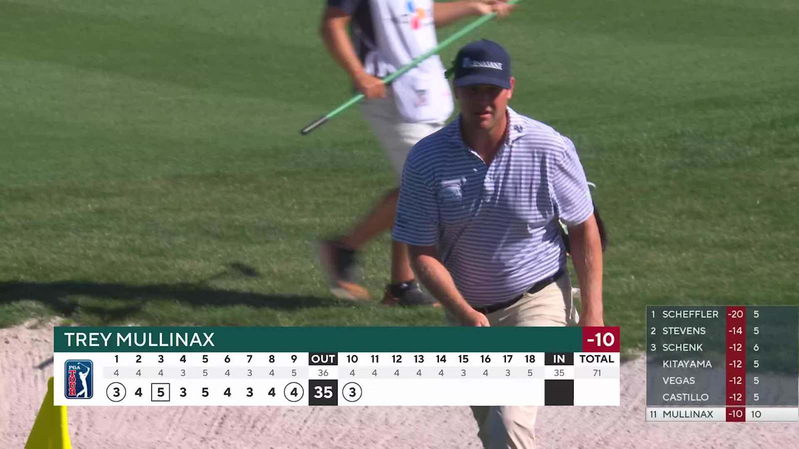 Trey Mullinax makes birdie on No. 10 at THE CJ CUP