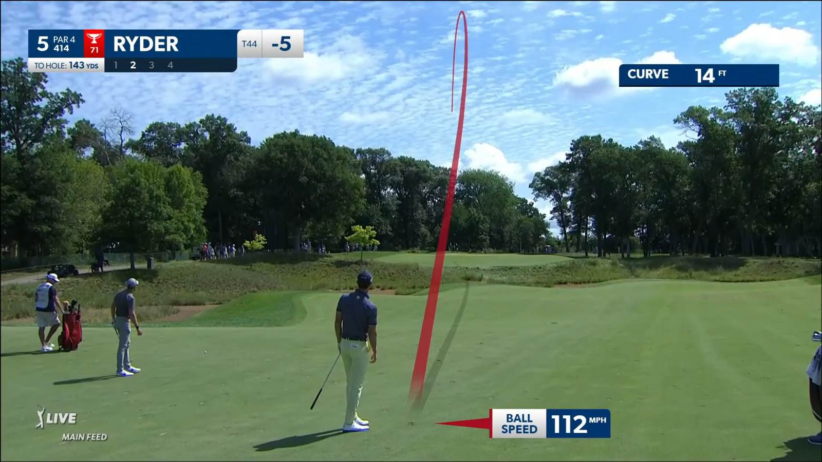 Sam Ryder attacks flagstick to set up birdie at 3M Open