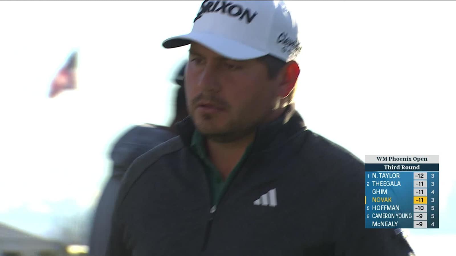 Andrew Novak hits hole-high tee shot and birdies at WM Phoenix Open