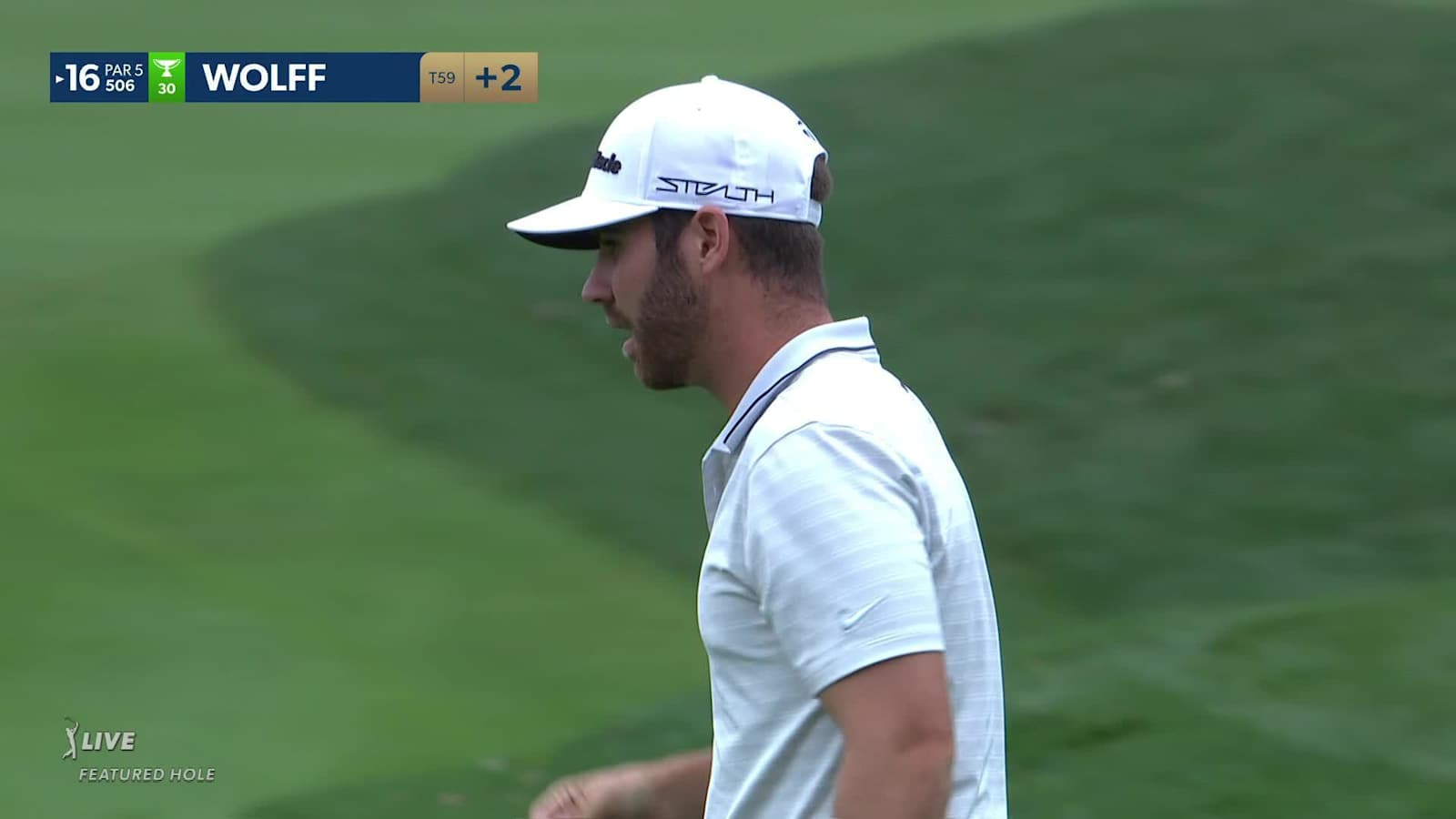 Matthew Wolff gets up-and-down for birdie at THE PLAYERS