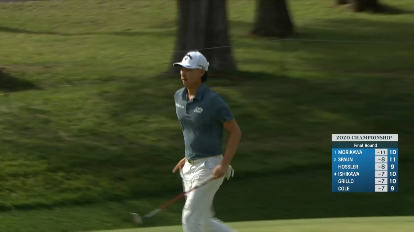 Min Woo Lee makes birdie on No. 13 at ZOZO CHAMPIONSHIP