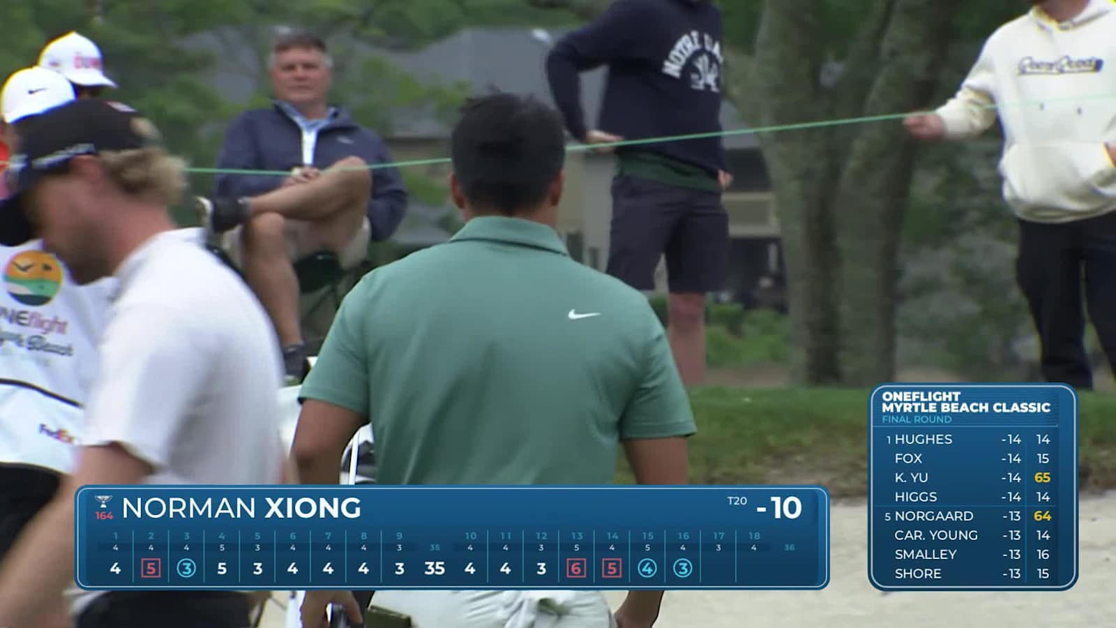 Norman Xiong makes birdie on No. 16 at ONEflight Myrtle