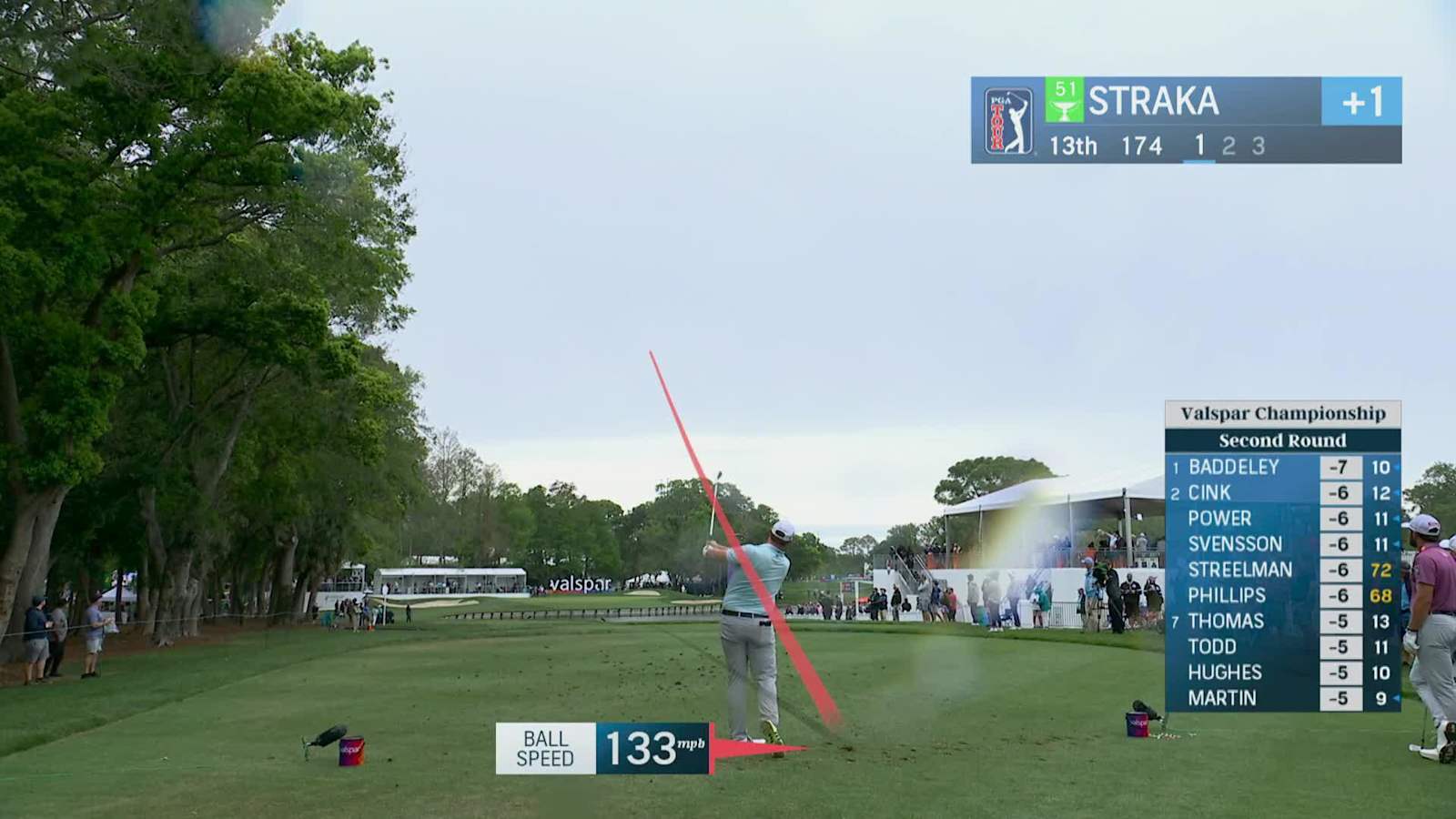 Sepp Straka nearly aces No. 13 at Valspar