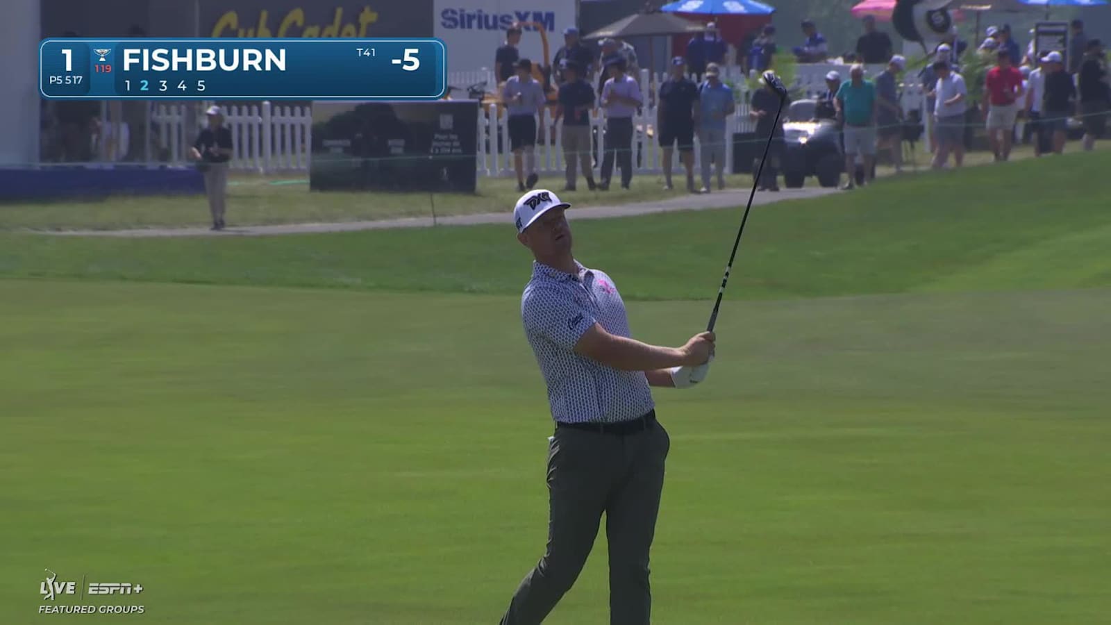 Patrick Fishburn makes birdie on No. 1 at RBC Canadian