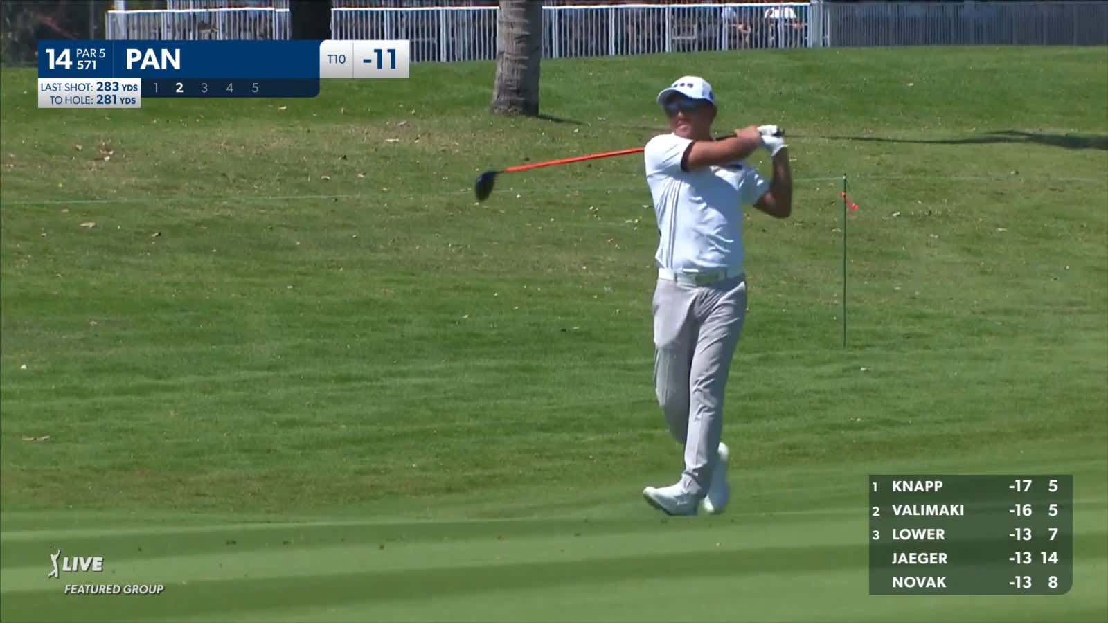 C.T. Pan powers driver off the deck and birdies at Mexico Open