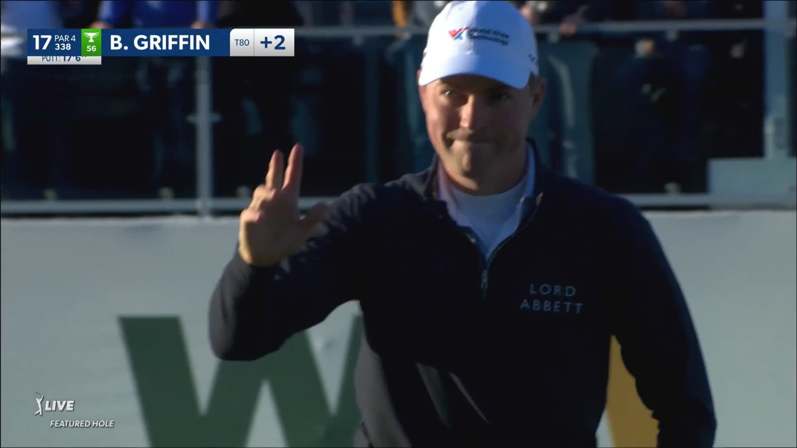 Ben Griffin makes 17-footer for birdie at WM Phoenix Open