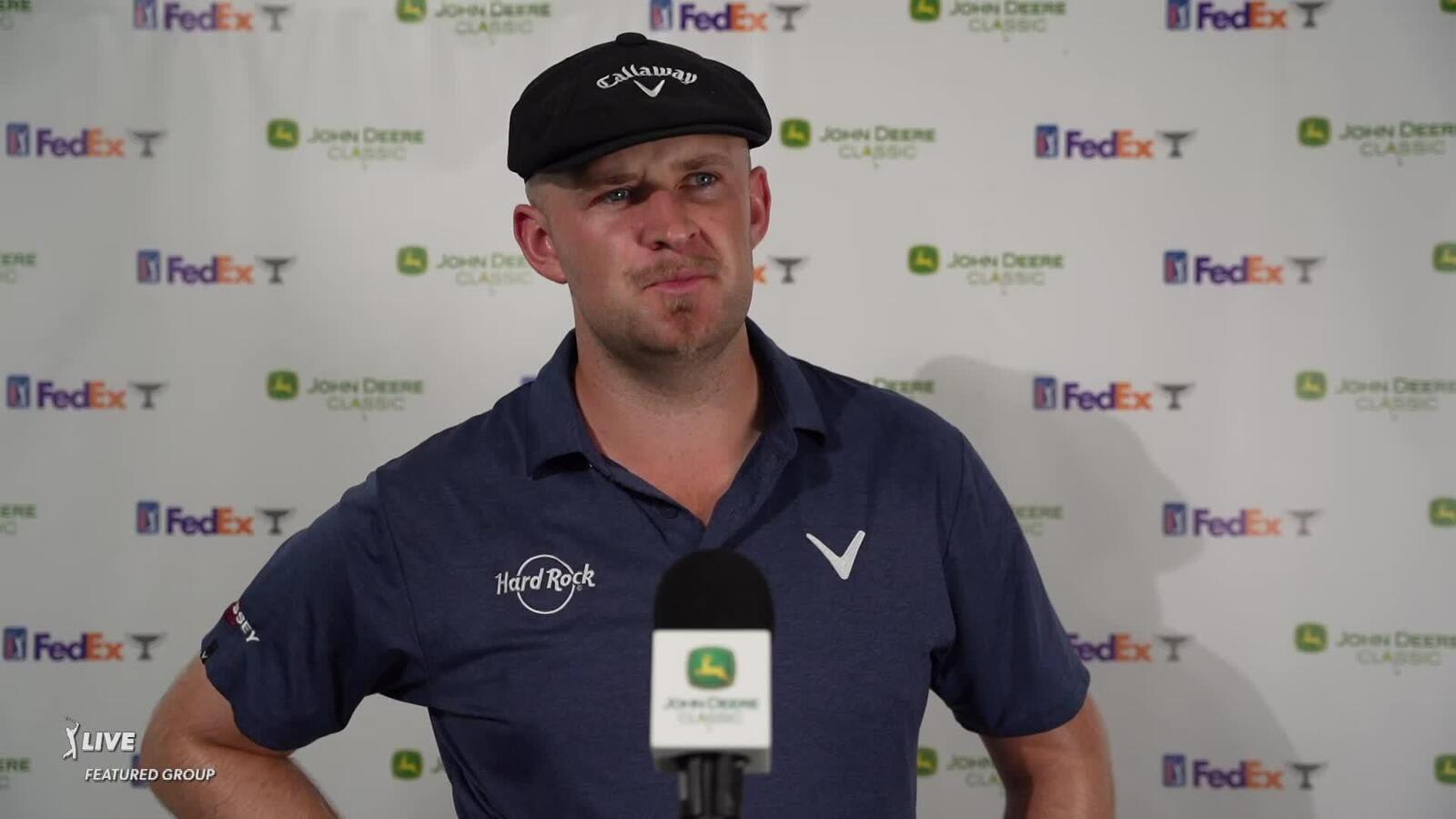 Harry Hall's interview after Round 1 of John Deere 