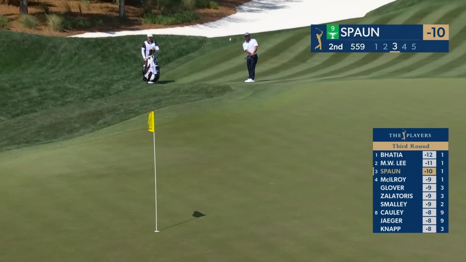 J.J. Spaun gets up-and-down for birdie at THE PLAYERS