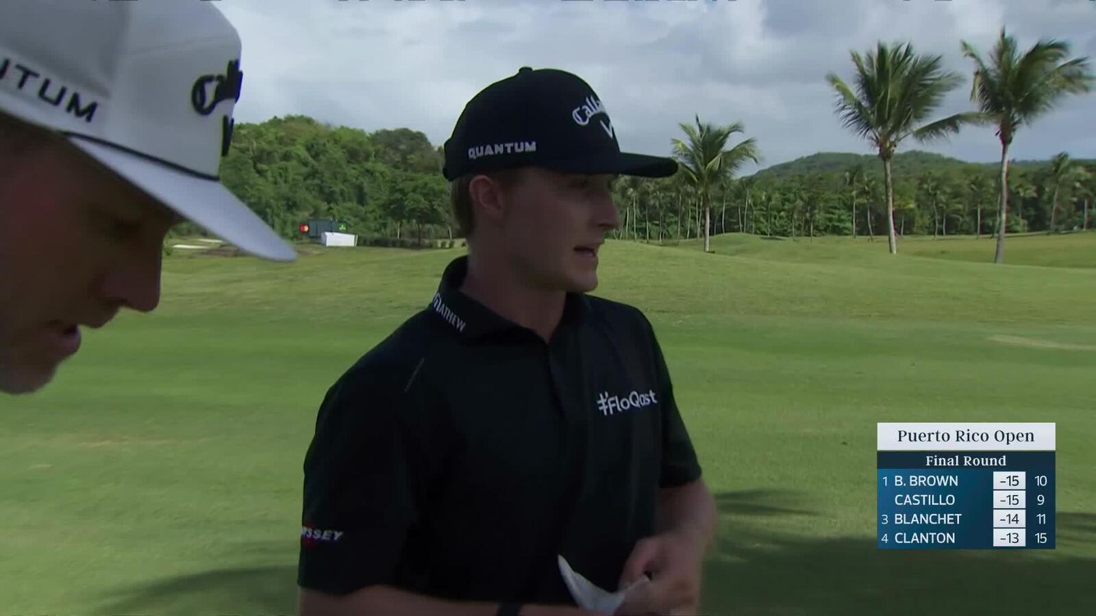 Blades Brown makes birdie on No. 11 at Puerto Rico