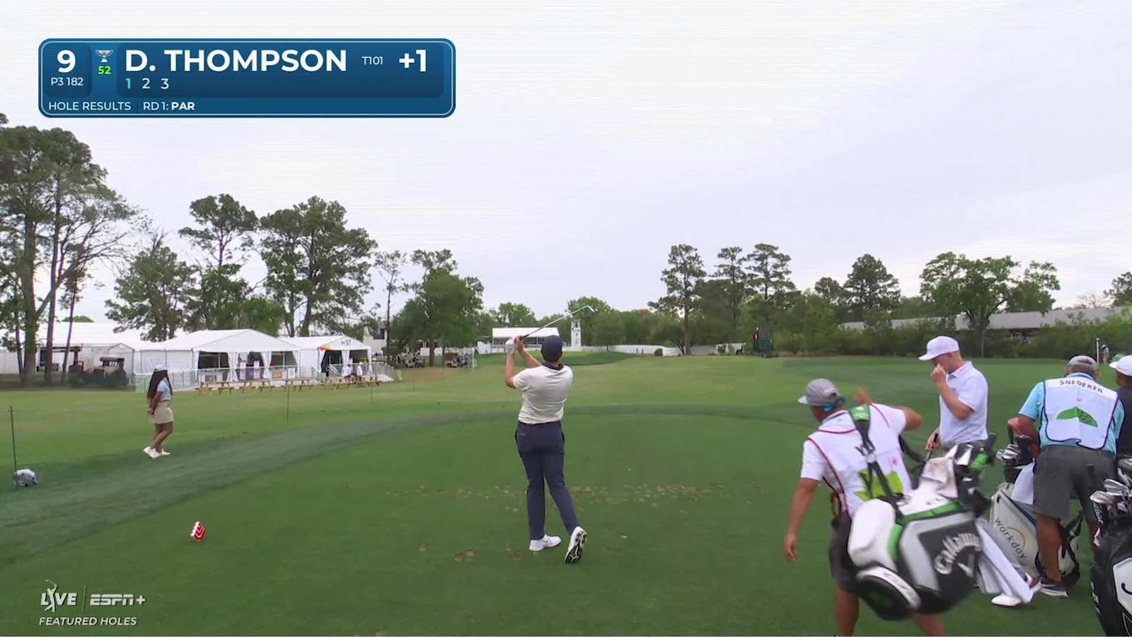 Davis Thompson throws a dart from the tee to set up birdie at Houston Open