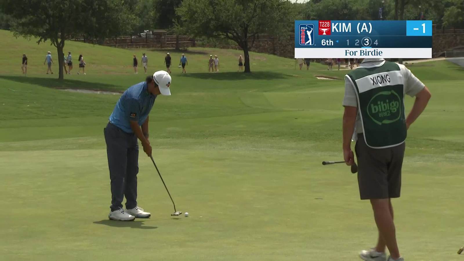 Kris Kim makes birdie on No. 6 at CJ CUP Byron Nelson