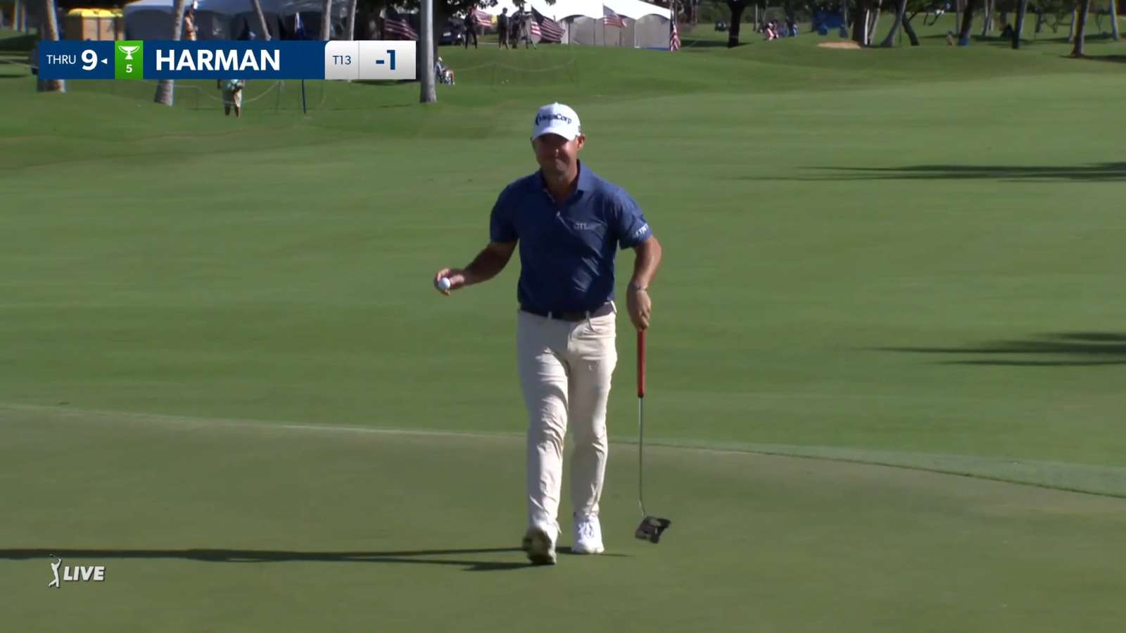 Brian Harman gets up-and-down for birdie at Sony Open