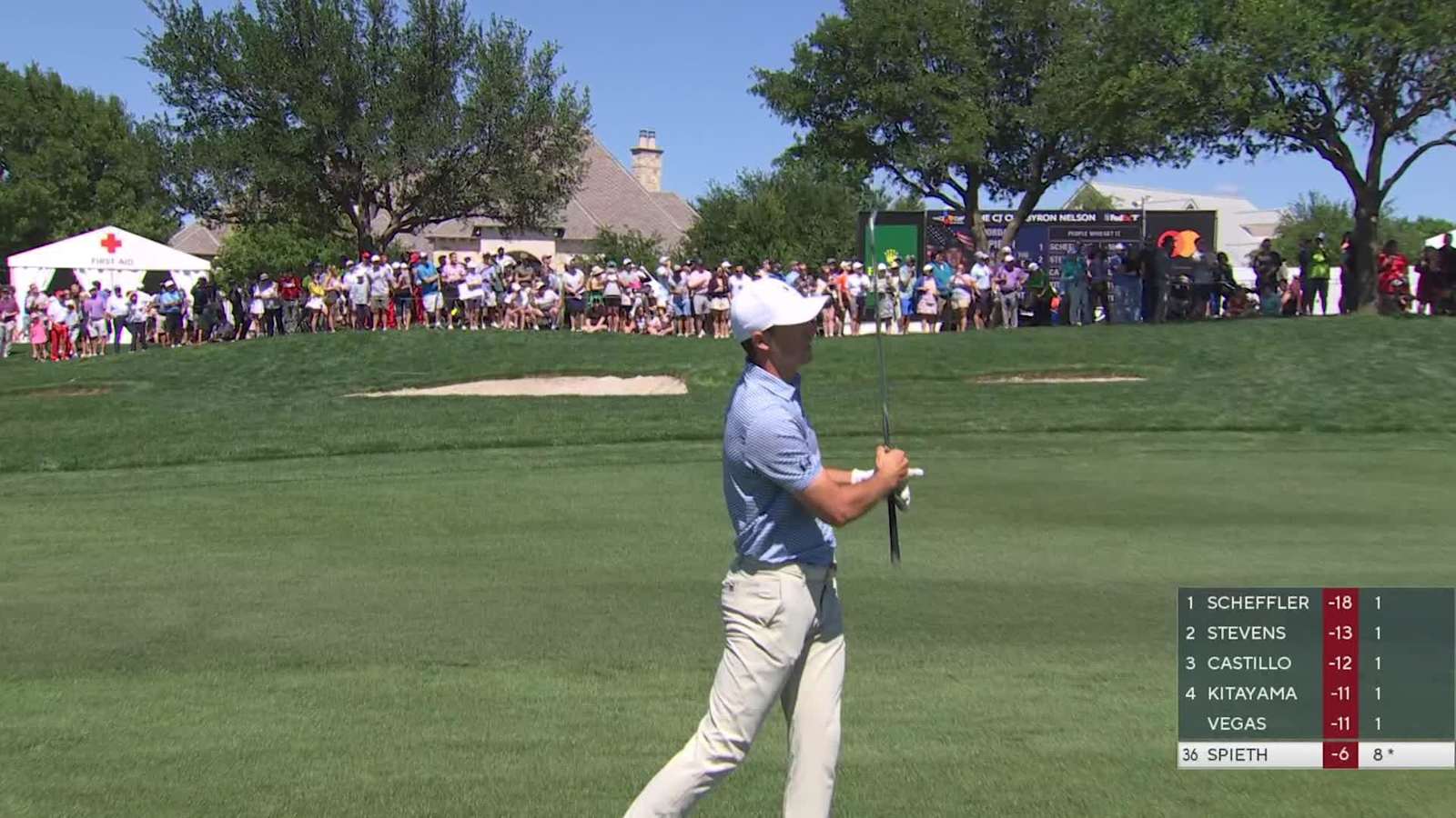 Jordan Spieth's excellent chip sets up birdie at THE CJ CUP
