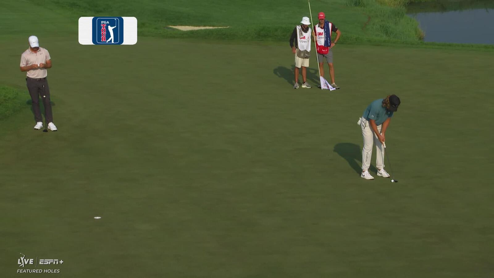 Garrick Higgo makes birdie on No. 4 at 3M Open