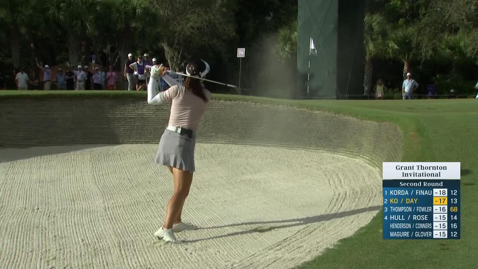 Ko’s bunker play leads to Day’s birdie putt at Grant Thornton
