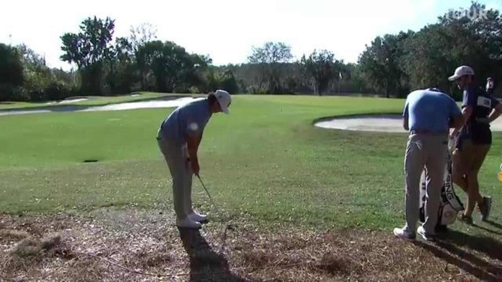 Reagan Cink's up and down from pine straw yields birdie at PNC Championship