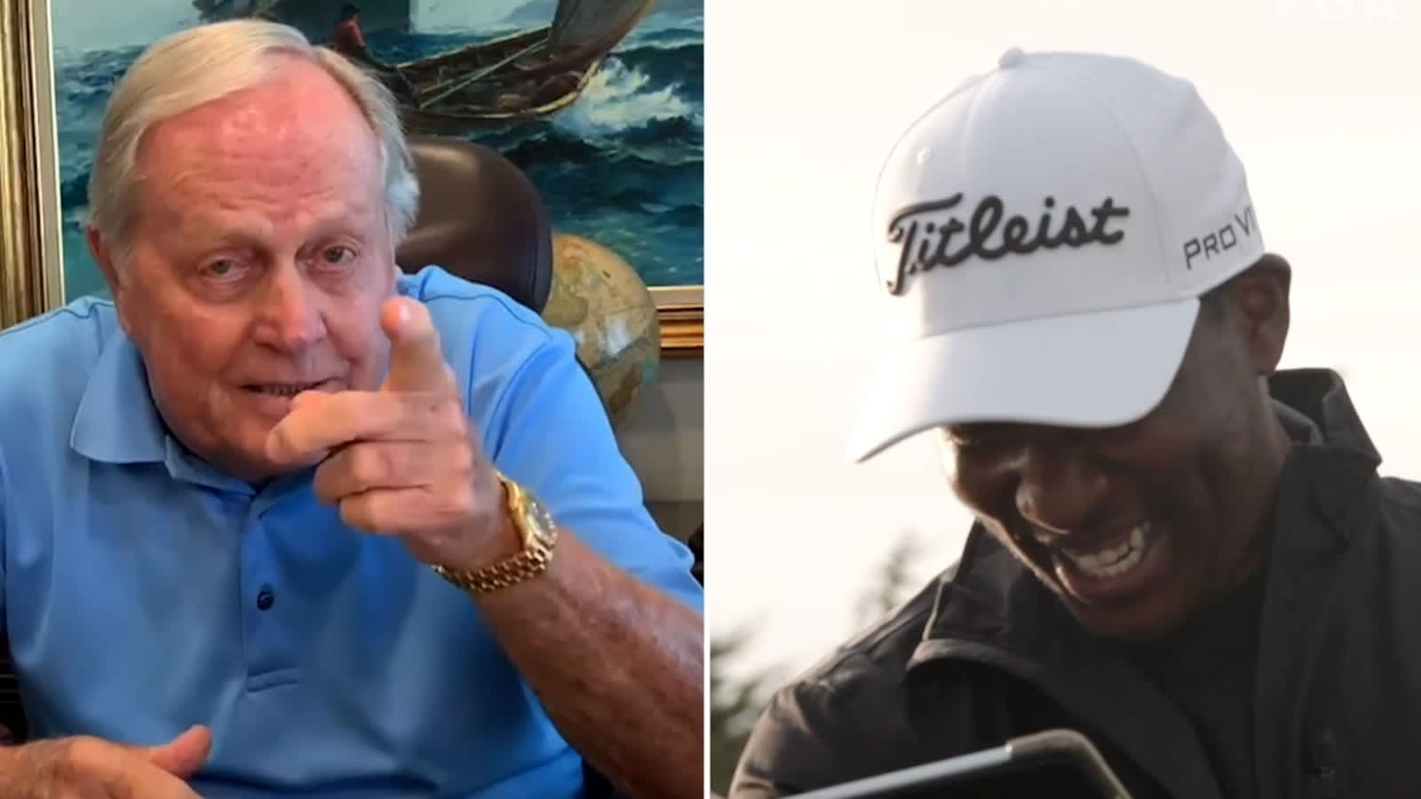 Jack Nicklaus sends message to fellow Buckeye Kevin Hall at Pebble Beach