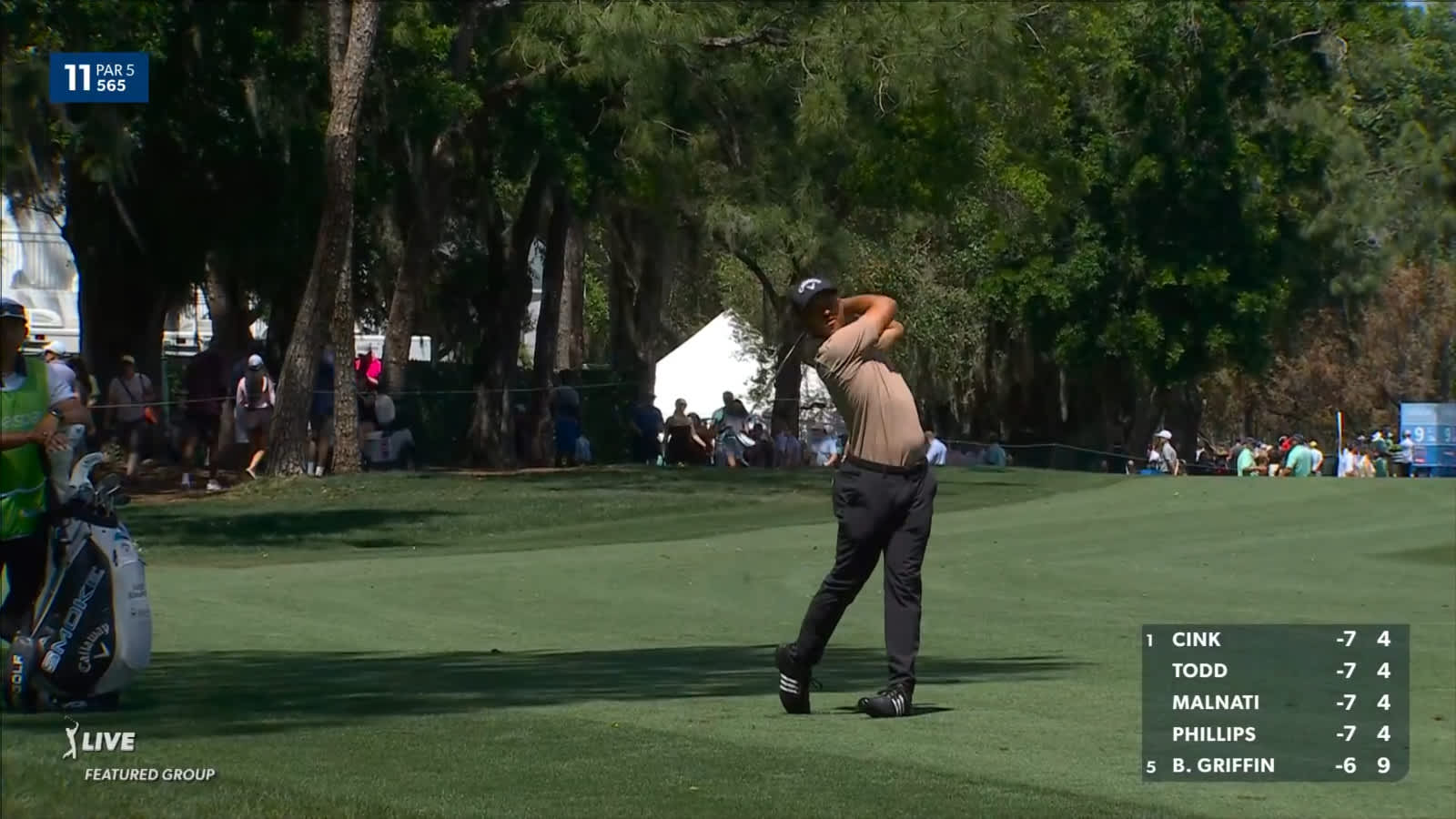 Xander Schauffele makes birdie on No. 11 at Valspar