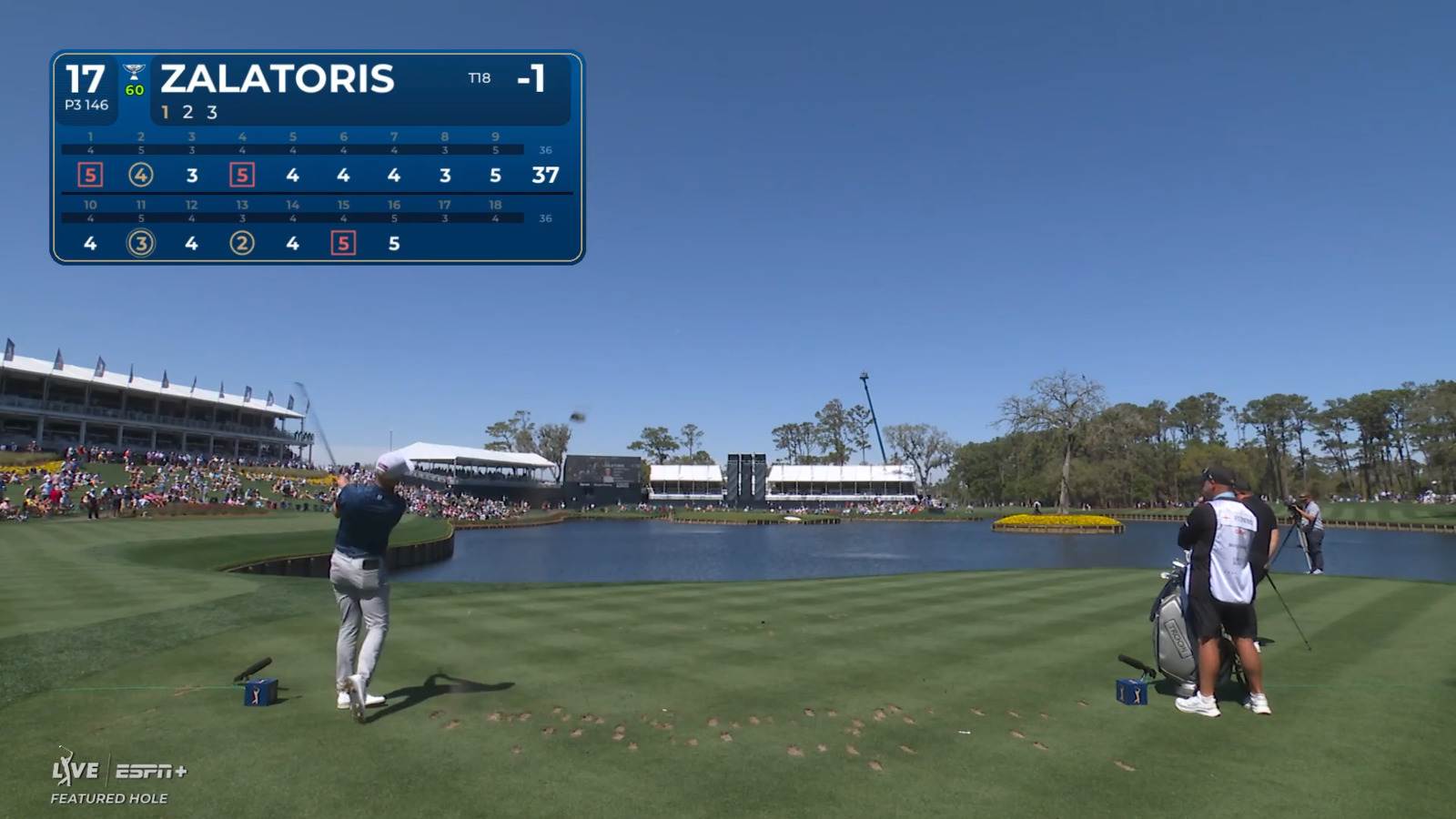 Will Zalatoris stripes tee shot to set up birdie at THE PLAYERS