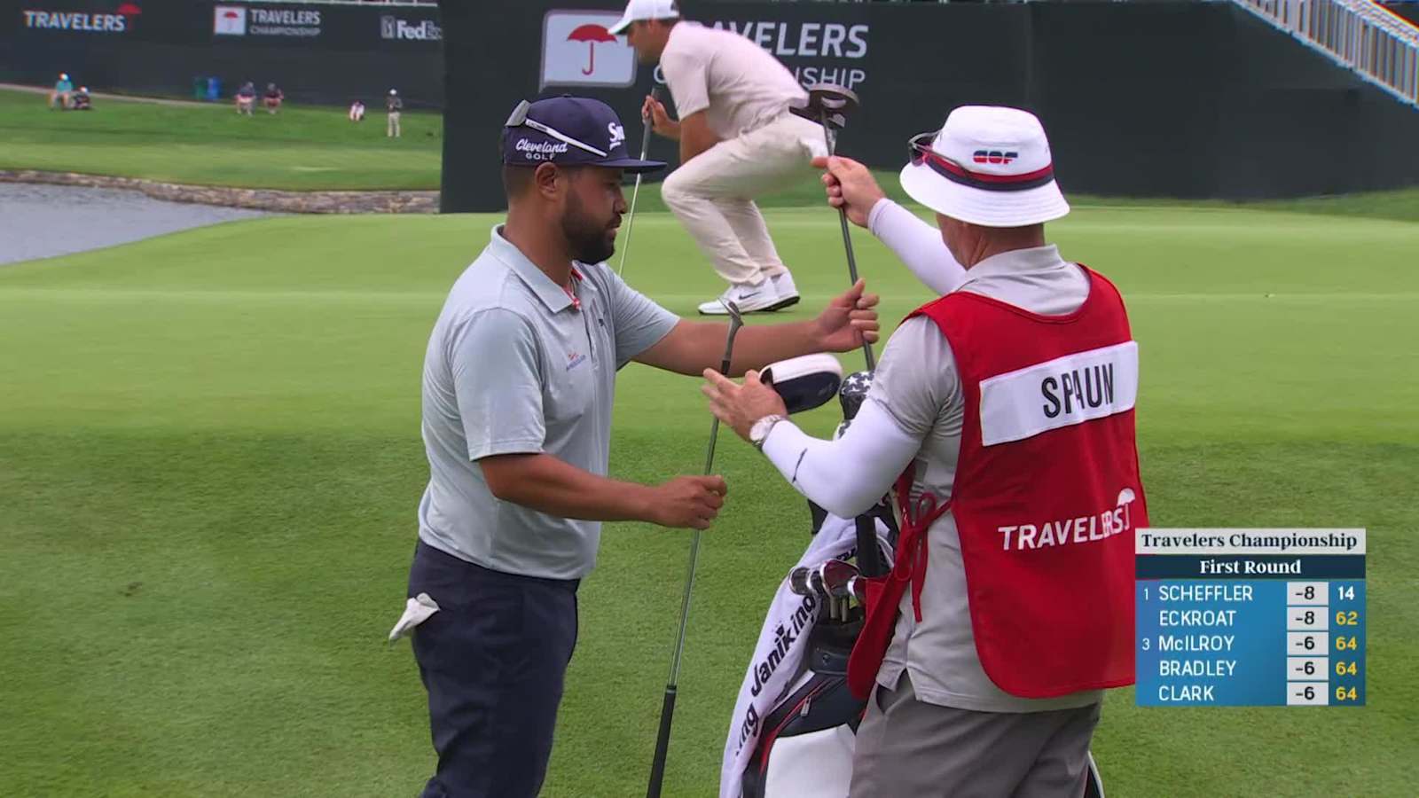 J.J. Spaun makes birdie on No. 15 at Travelers