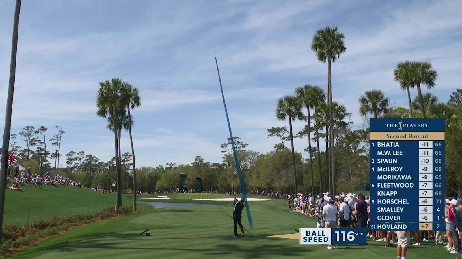 Viktor Hovland's tee shot to 4 feet leads to birdie at THE PLAYERS