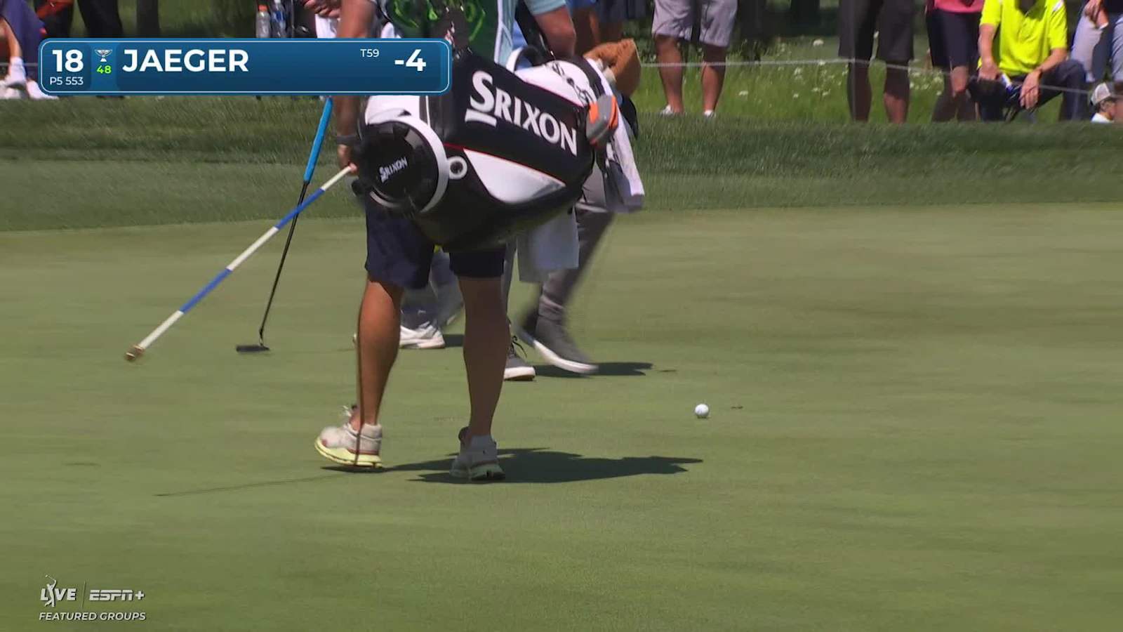 Stephan Jaeger makes birdie on No. 18 at THE CJ CUP
