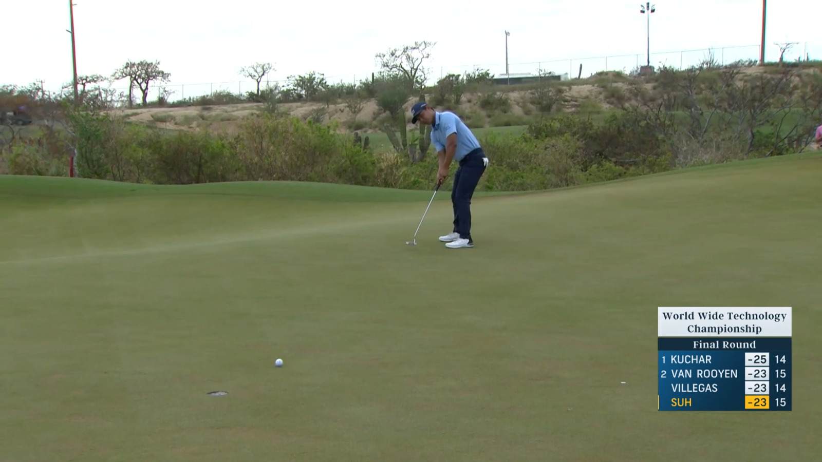 Justin Suh bends in lengthy birdie at World Wide Technology