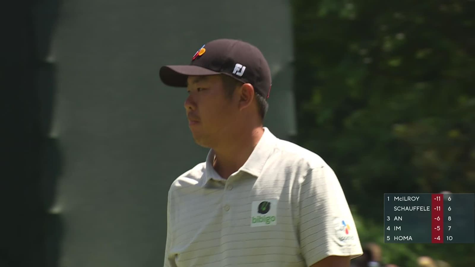 Byeong Hun An drains 11-footer for birdie at Wells Fargo