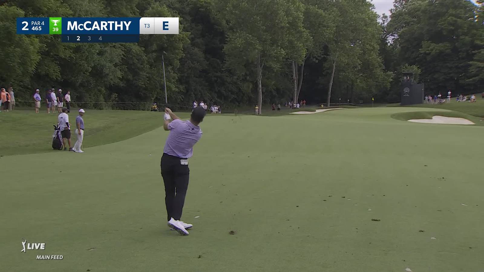 Denny McCarthy uses nice approach to set up birdie at the Memorial